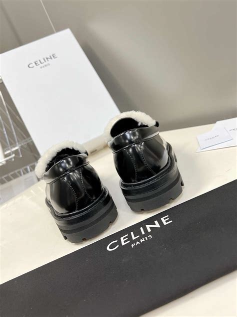 celine women loafer|second hand fur Celine sandals.